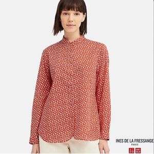 Uniqlo INES DE LA FRESSANGE cotton lawn shirt M